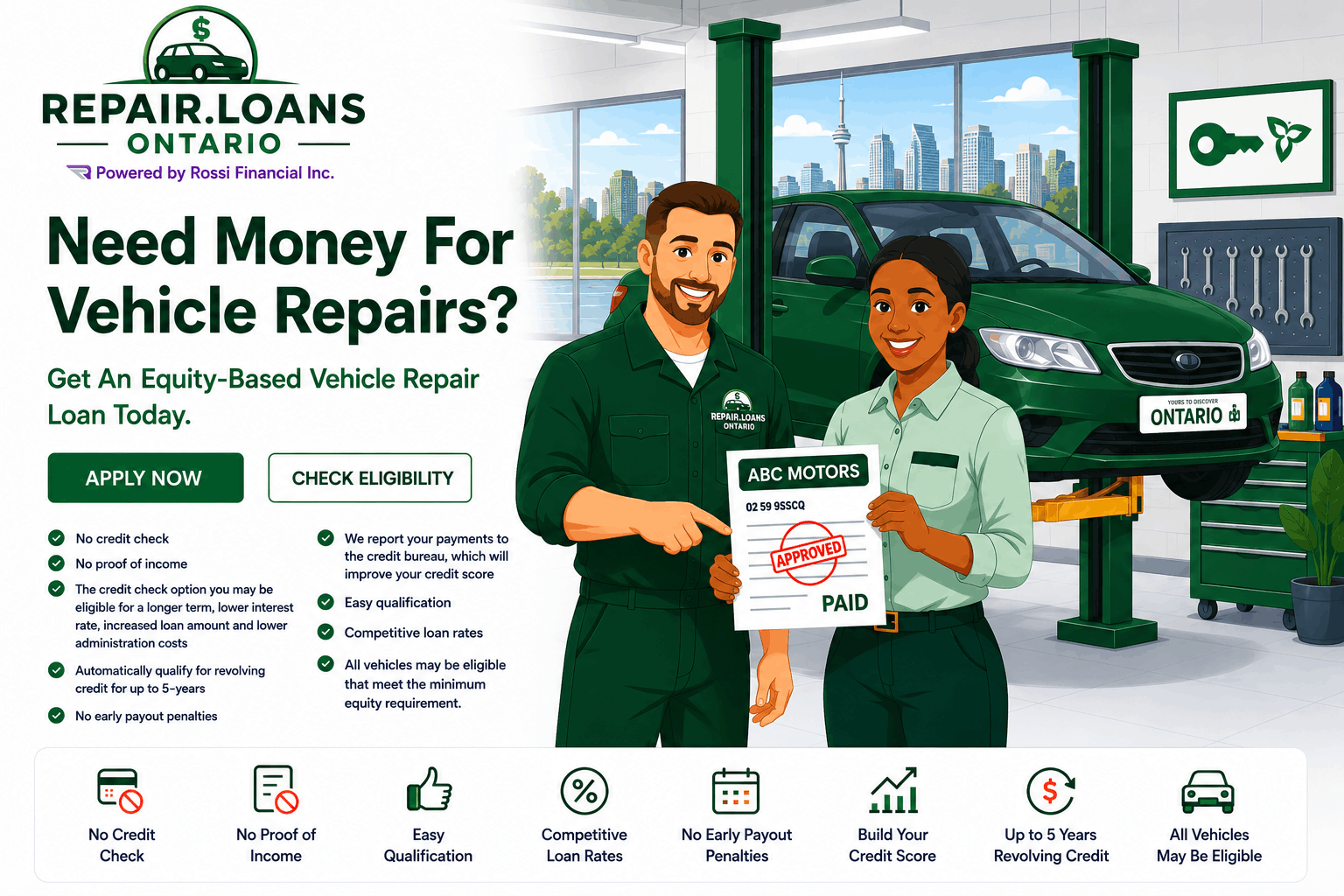 Repair Loans Ontario